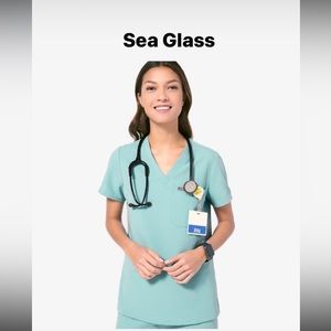 Figs scrubs Sea glass